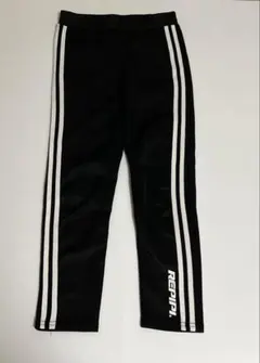 【中古】 repipi armarioサイドラインパンツ ブラック XSサイズ