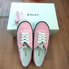 新品★BALLY スニーカー 39 ピンクスエードスウェードレザー革のサムネイル