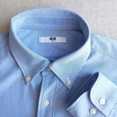 ノンアイロンジャージーシャツ　ボタンダウン　長袖　M