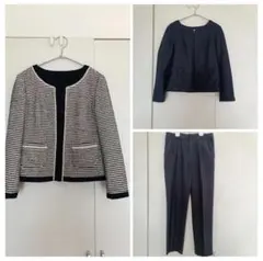 anysis エニィスィス ジャケットパンツ セット　ノーカラー　ツイード