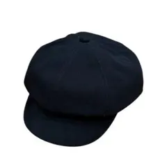 キャスケット　レディース　帽子　黒