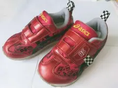 ASICS　アシックス　キッズスニーカー　カーズ　赤　16.5センチ