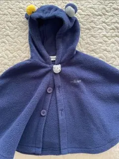 KPBoy ニットプランナー　ポンチョ 紺色