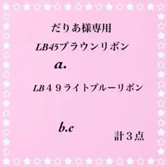 LB45.49☆だりあ様専用☆レッスンバッグ３点セット☆ハンドメイド