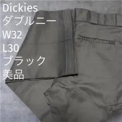 Dickies ダブルニー ワークパンツ ブラック オリジナルレングスのサムネイル