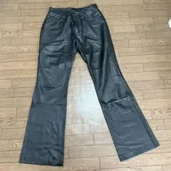 LAUREN JEANS CO. レザー フレアパンツ Polo Ralph