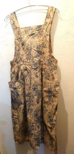 ま*る様 花柄 エプロン