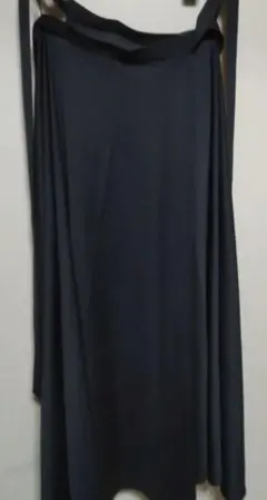 黒 フレアスカート フリーサイズ 丈102