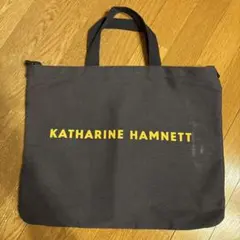 KATHARINE HAMNETT トートバッグ ネイビーのサムネイル