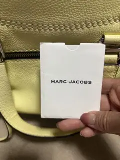 MARC JACOBS イエロー ショルダーバッグ　ストラップ付き
