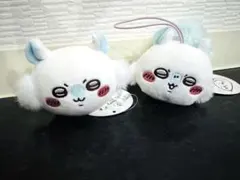 ちいかわ　ぽよよんおかおボールマスコット　ちいかわねそべりマスコット　モモンガ