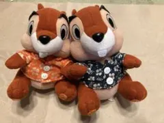チップとデール ぬいぐるみ 2体セット