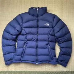 ノースフェイス ダウンジャケット レディース XS S ネイビー アウター 防寒