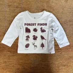 【baby gap】長袖カットソー（秋の動物柄）