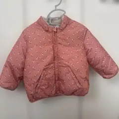 花柄フード付きアウター 95cm未満