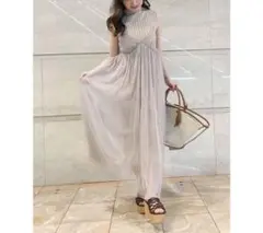 MERCURYDUO マーキュリーデュオ プリーツチュールキャミセットワンピース