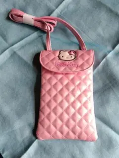 Hello Kitty スマホショルダーバッグ ピンク