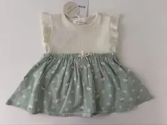 キティちゃん　フリル袖 花柄 ベビーTシャツ　サンリオ