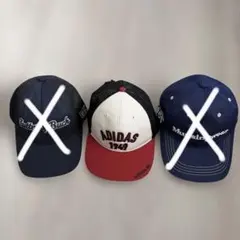ゴルフキャップ 3点セット adidas他