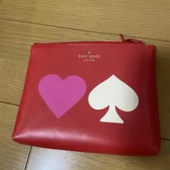 kate spade 赤 ハート スペード ポーチのサムネイル