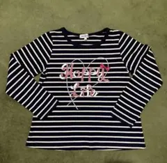 SHOO-LA-RU ストライプ長袖カットソー 120