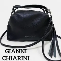 【美品】GIANNI CHIARINI ALIFAアリファ 2WAY レザー 黒のサムネイル