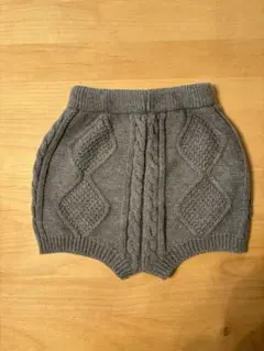 韓国子供服　ケーブル編み　ニットパンツ