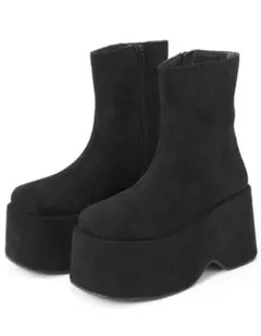 スエード厚底ブーツ[zr1140] 23.0cm