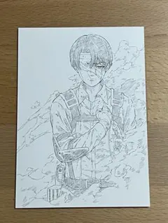 【新品未使用】進撃の巨人 リヴァイ兵長　ポストカード