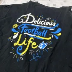 サッカージャンキー Tシャツ　ビックシルエット　xl ブラック