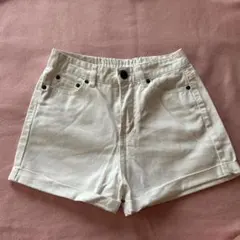 INGNI・ホワイト コットン100% ショートパンツ M