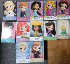 Qposketキューポスケット他 ディズニープリンセス、ヴィランズ等