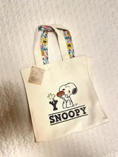 新品　タグ付き　スヌーピーの「Y」ミニトートバッグ　イニシャル SNOOPY