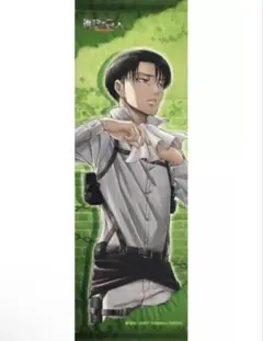 進撃の巨人 リヴァイ 文教堂 アニメガ 限定 タペストリー 進撃の巨人 エレン リヴァイ 文教堂 アニメガ 限定 タペストリー 2点