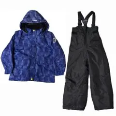 CCLTEAM キッズ スキーウェア セット ブルー ブラック 120