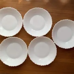 arcopal コキーユブランシュ 18cm 白皿5枚セット