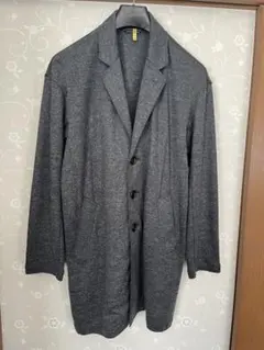 BEAMS グレー チェスターコート