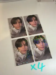 TWS シニュ play hard 特典トレカ　四枚セット