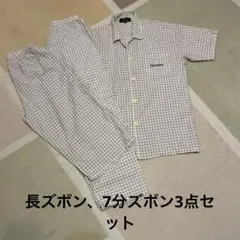 半袖メンズ3点セットパジャマ