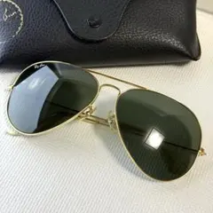 ボシュロム レイバン USA アビエーター ゴールド トップガン 62-14