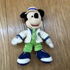 Disney ミッキー ぬいぐるみバッジ ウインク レインポンチョ - メルカリ