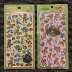 【正規品】ボンボンドロップシール　ズートピア プチドロップステッカー　バンビ