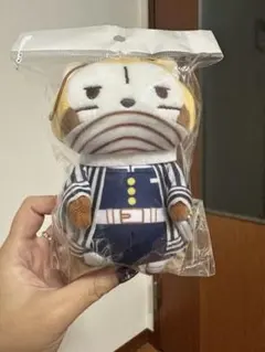 犬のストライプぬいぐるみ