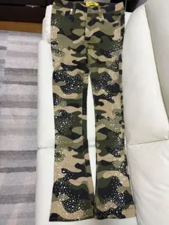 GUAPI カモフラージュ ペイント デニムパンツ 32のサムネイル