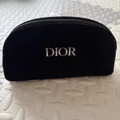 DIOR 디올 파우치 블랙 벨루어