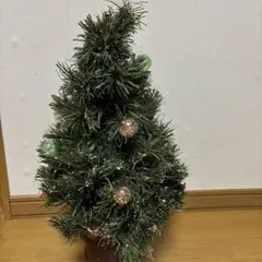 クリスマスツリー LEDファイバーボールツリーのサムネイル