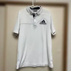 adidas ホワイト ポロシャツ