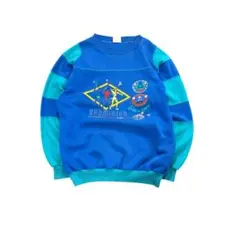 7AS7 90‘s スウェット actiue ナード系 ヴィンテージ 古着