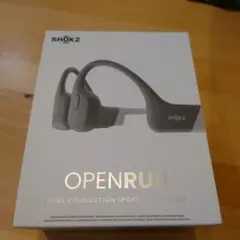 SHOKZ OPENRUN 骨伝導イヤホン グレー