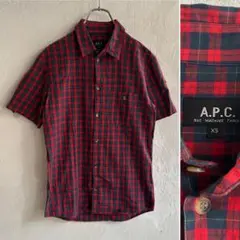 美品 A.P.C. 半袖 BD チェックシャツ APCのサムネイル